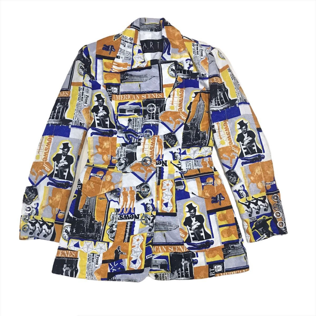 Band Tees Vintage Comedy Art Sexy Full Print Trench Coat Size M / US 6-8 / IT 42-44 - 1 Thumbnail