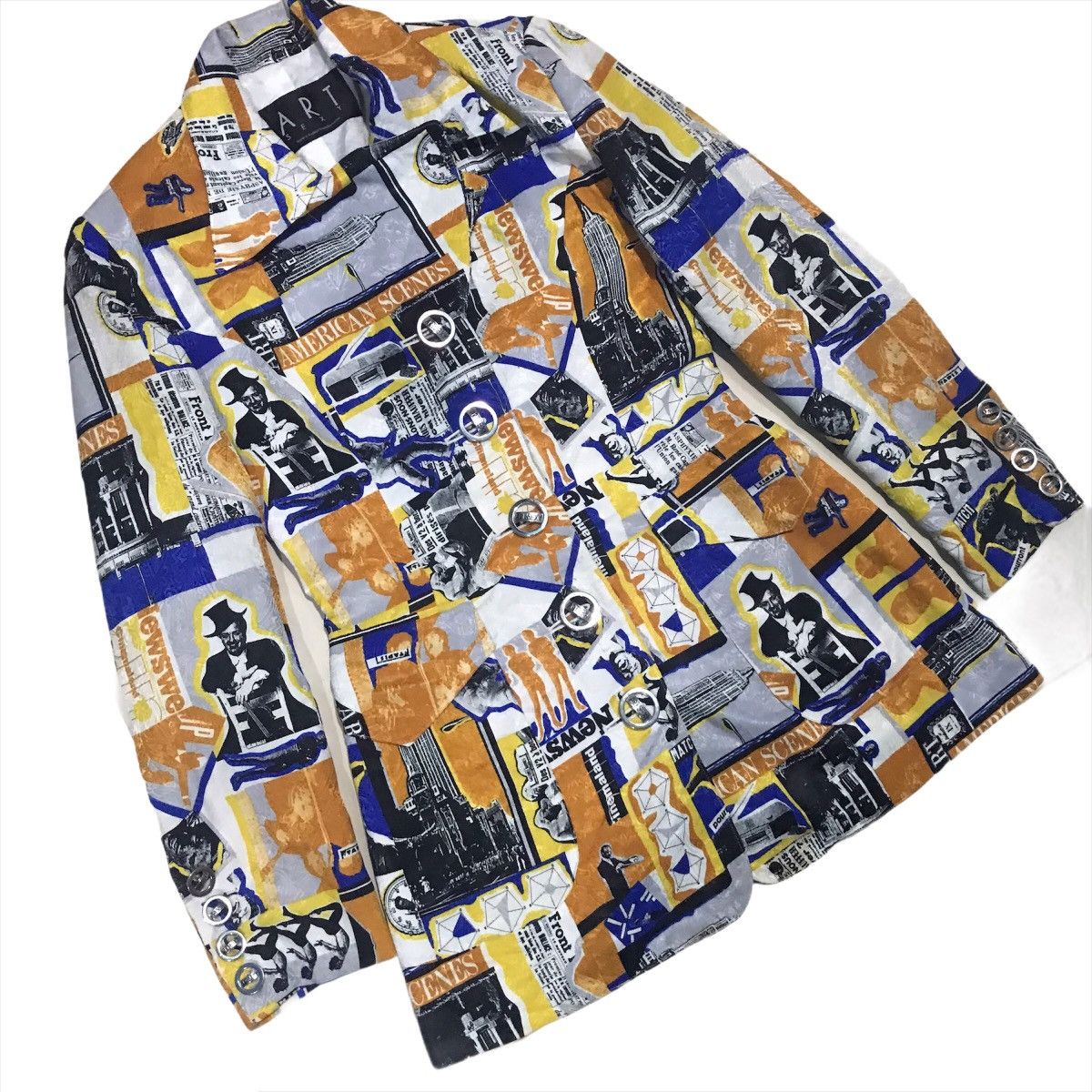 Band Tees Vintage Comedy Art Sexy Full Print Trench Coat Size M / US 6-8 / IT 42-44 - 2 Thumbnail