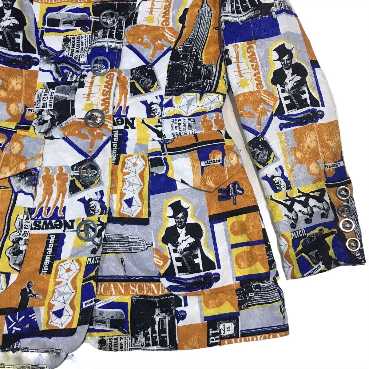 Band Tees Vintage Comedy Art Sexy Full Print Trench Coat Size M / US 6-8 / IT 42-44 - 4 Thumbnail
