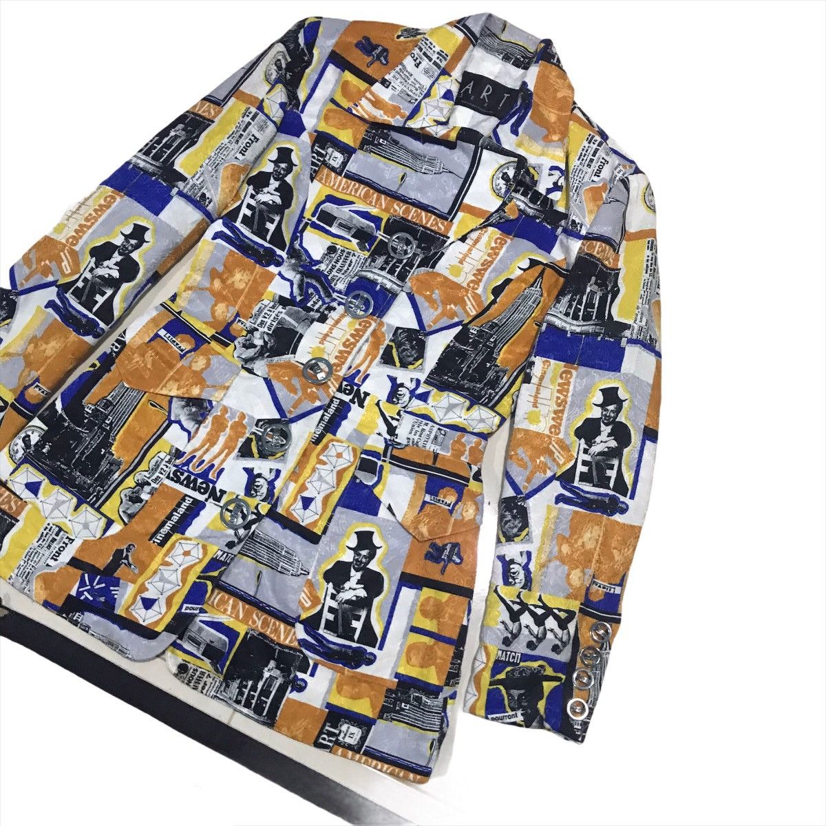 Band Tees Vintage Comedy Art Sexy Full Print Trench Coat Size M / US 6-8 / IT 42-44 - 3 Thumbnail