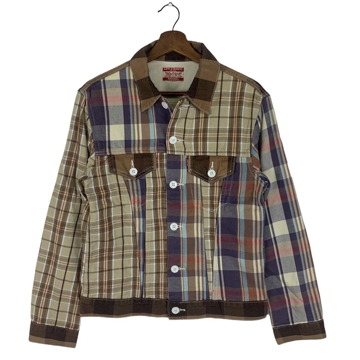 Flannel Vintage Levi Flannel Buttonup Shirt Size US M / EU 48-50 / 2 - 1 Thumbnail