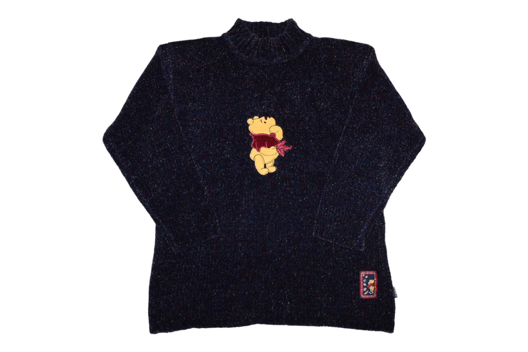 Disney 🔥The Disney Store Multicolor Hairy Knit Turtleneck Sweater Size US XL / EU 56 / 4 - 1 Thumbnail