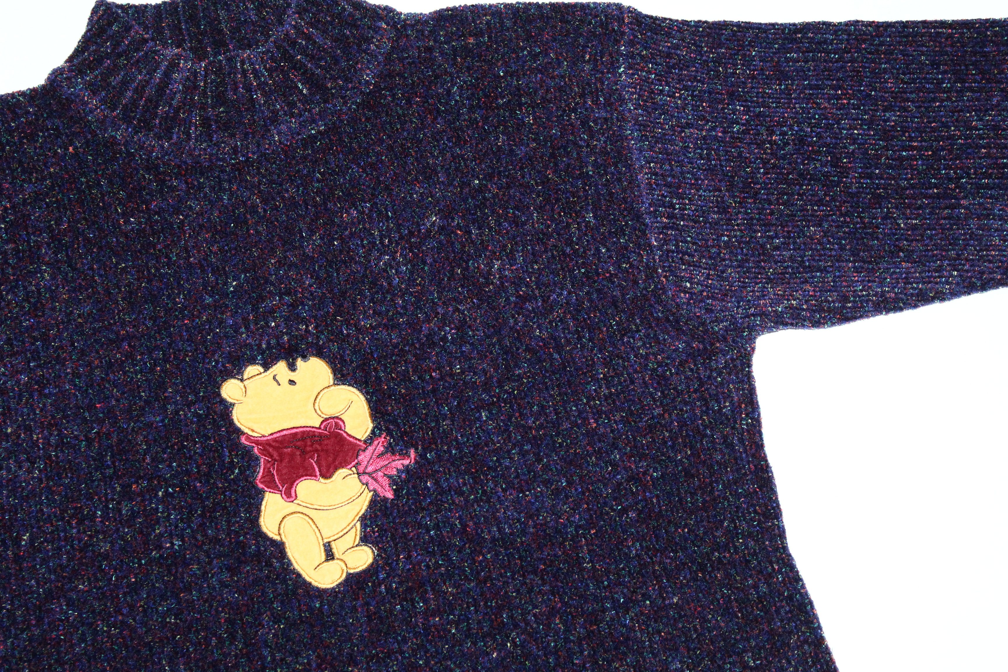 Disney 🔥The Disney Store Multicolor Hairy Knit Turtleneck Sweater Size US XL / EU 56 / 4 - 5 Thumbnail