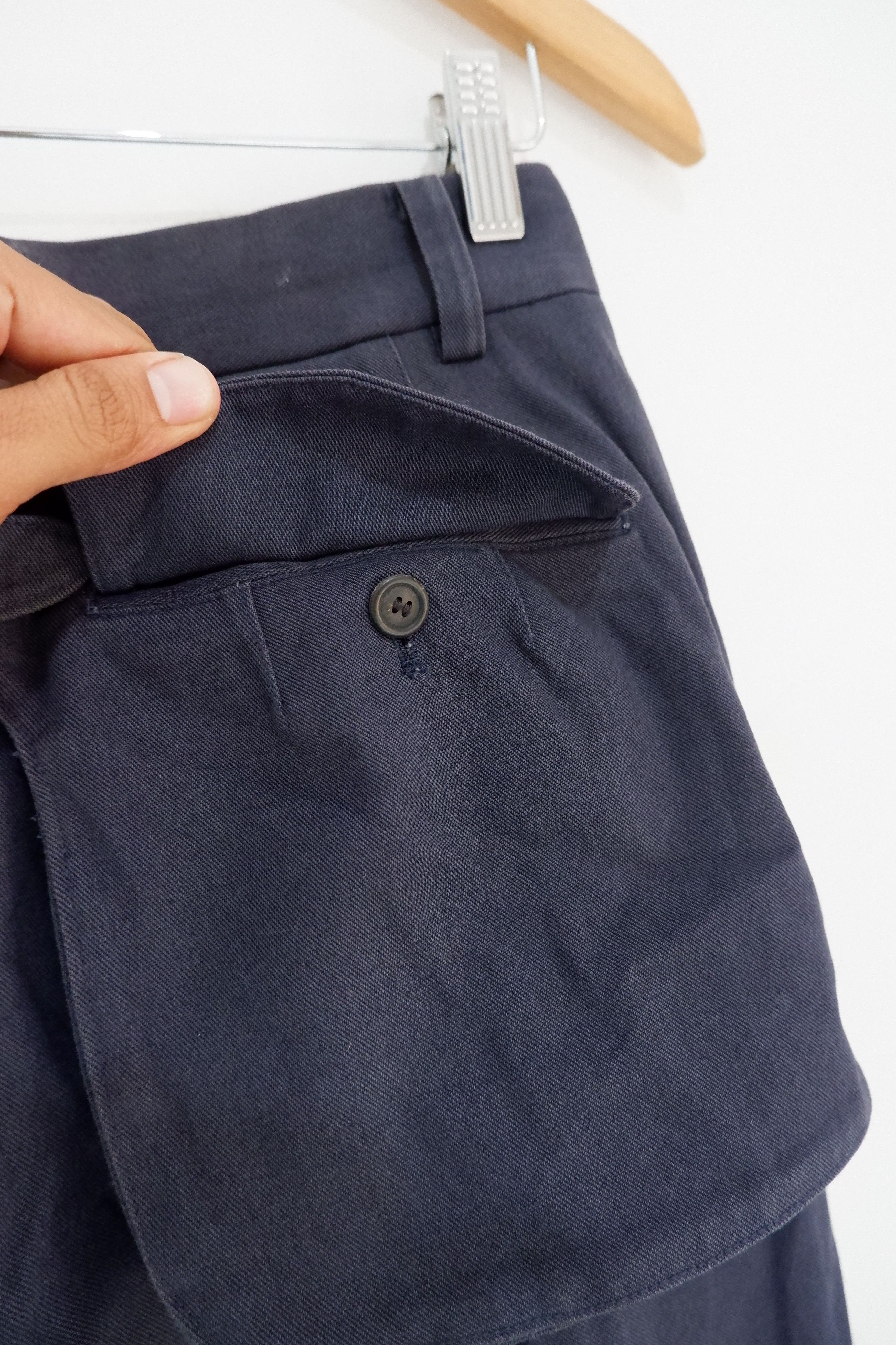 Issey Miyake Vintage 90s Issey Miyake 3D Back Pocket Pants Size US 30 / EU 46 - 4 Thumbnail