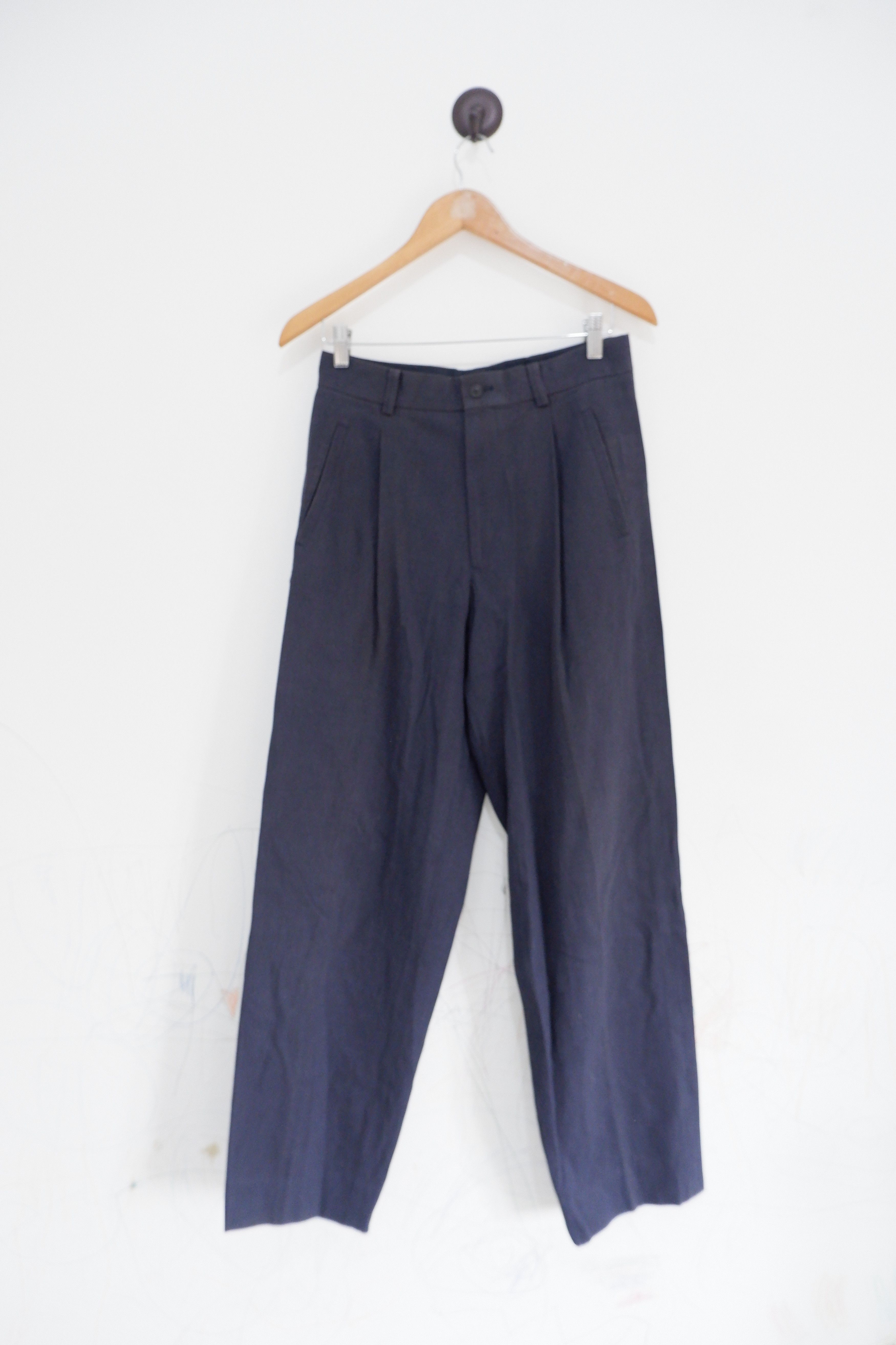 Issey Miyake Vintage 90s Issey Miyake 3D Back Pocket Pants Size US 30 / EU 46 - 2 Thumbnail