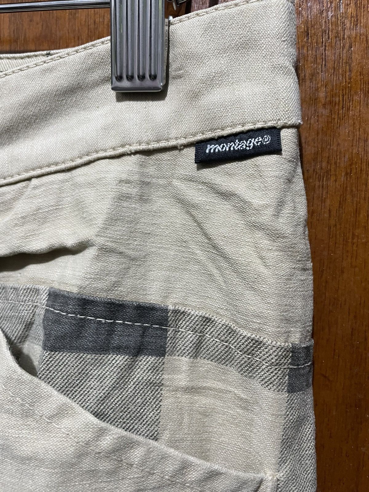 Japanese Brand × Montage Rare Montage Patchwork Multizipper Pants Size US 33 - 6 Thumbnail