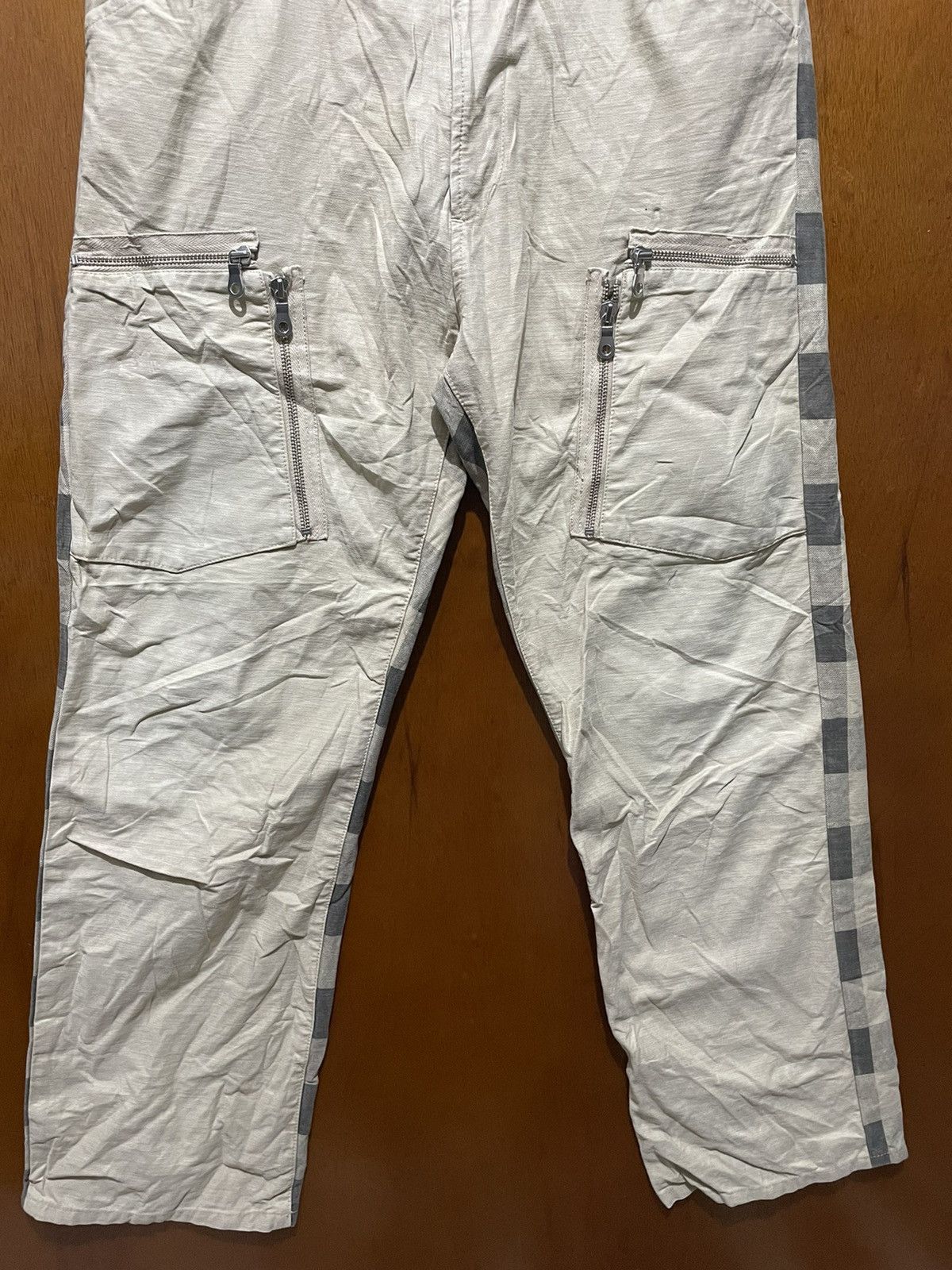 Japanese Brand × Montage Rare Montage Patchwork Multizipper Pants Size US 33 - 3 Thumbnail