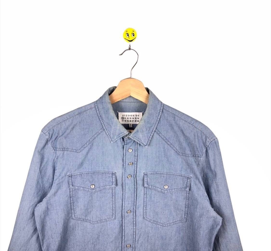 Maison Margiela SS15 Maison Margiela MM6 Artisanal Chambray Denim Shirt Size US M / EU 48-50 / 2 - 2 Thumbnail