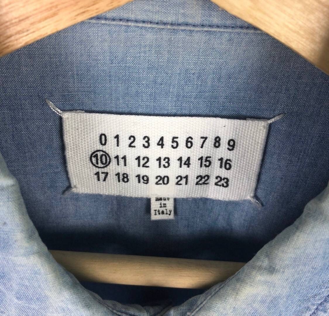Maison Margiela SS15 Maison Margiela MM6 Artisanal Chambray Denim Shirt Size US M / EU 48-50 / 2 - 7 Thumbnail
