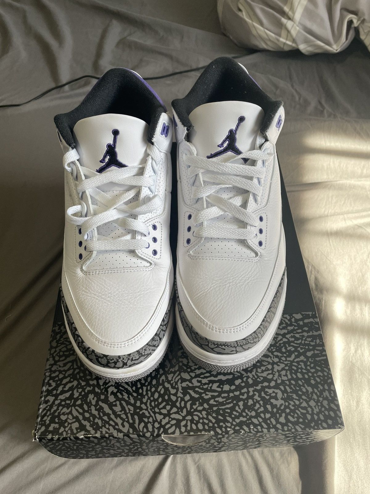 Jordan Brand × Nike *SEND OFFERS* Air Jordan 3 Retro Dark Iris Size US 11 / EU 44 - 1 Thumbnail