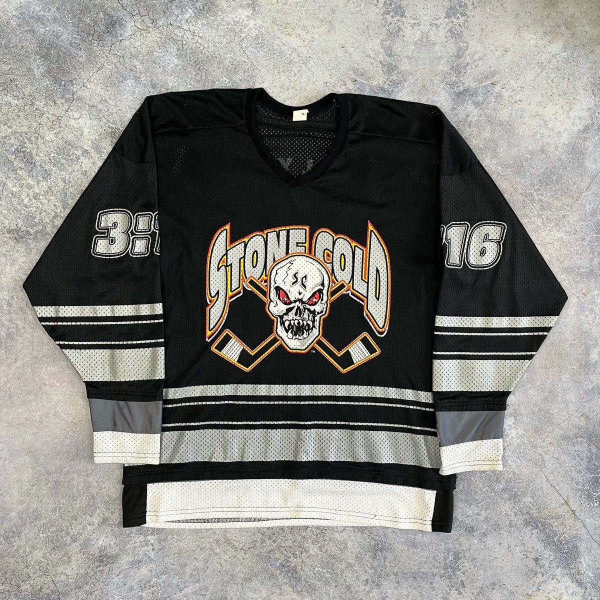 Vintage Stone Cold 3:16 Hockey Jersey NWOT WWF Wrestling WWE Steve Austin –  For All To Envy