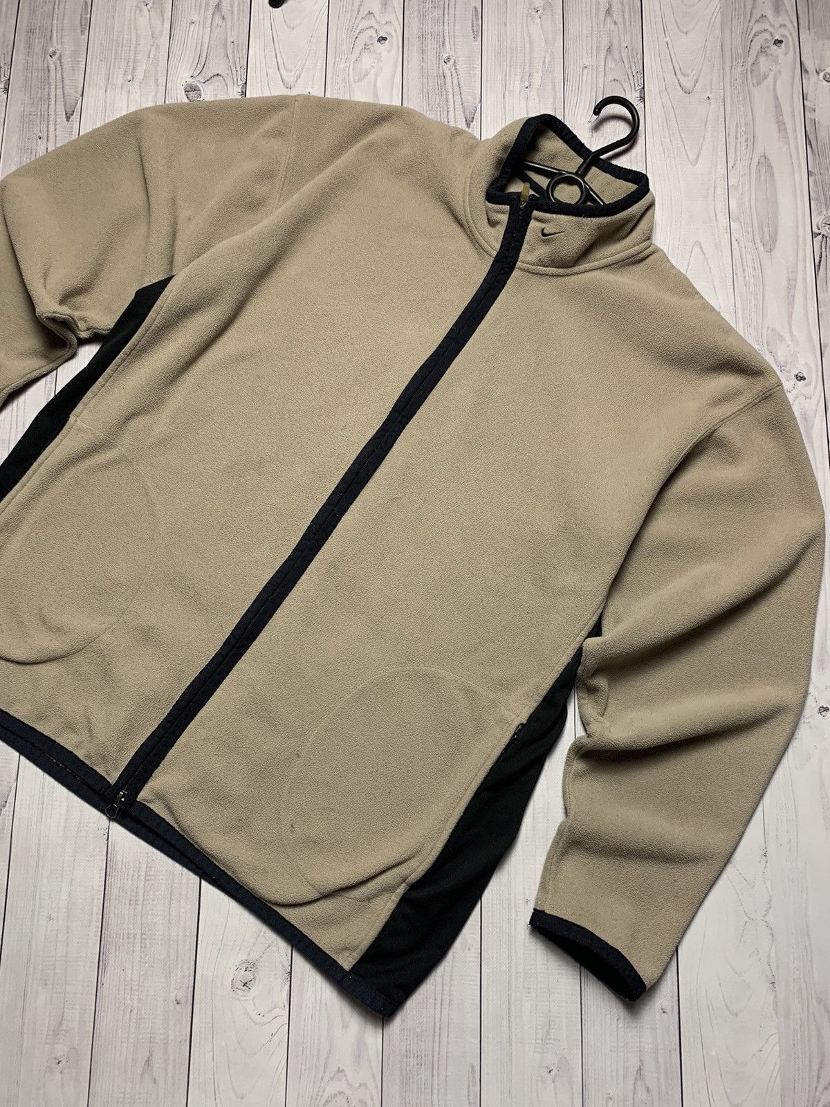 Nike × Vintage Vintage Nike logo neck fleece jacket size XL logo Size US XL / EU 56 / 4 - 2 Thumbnail