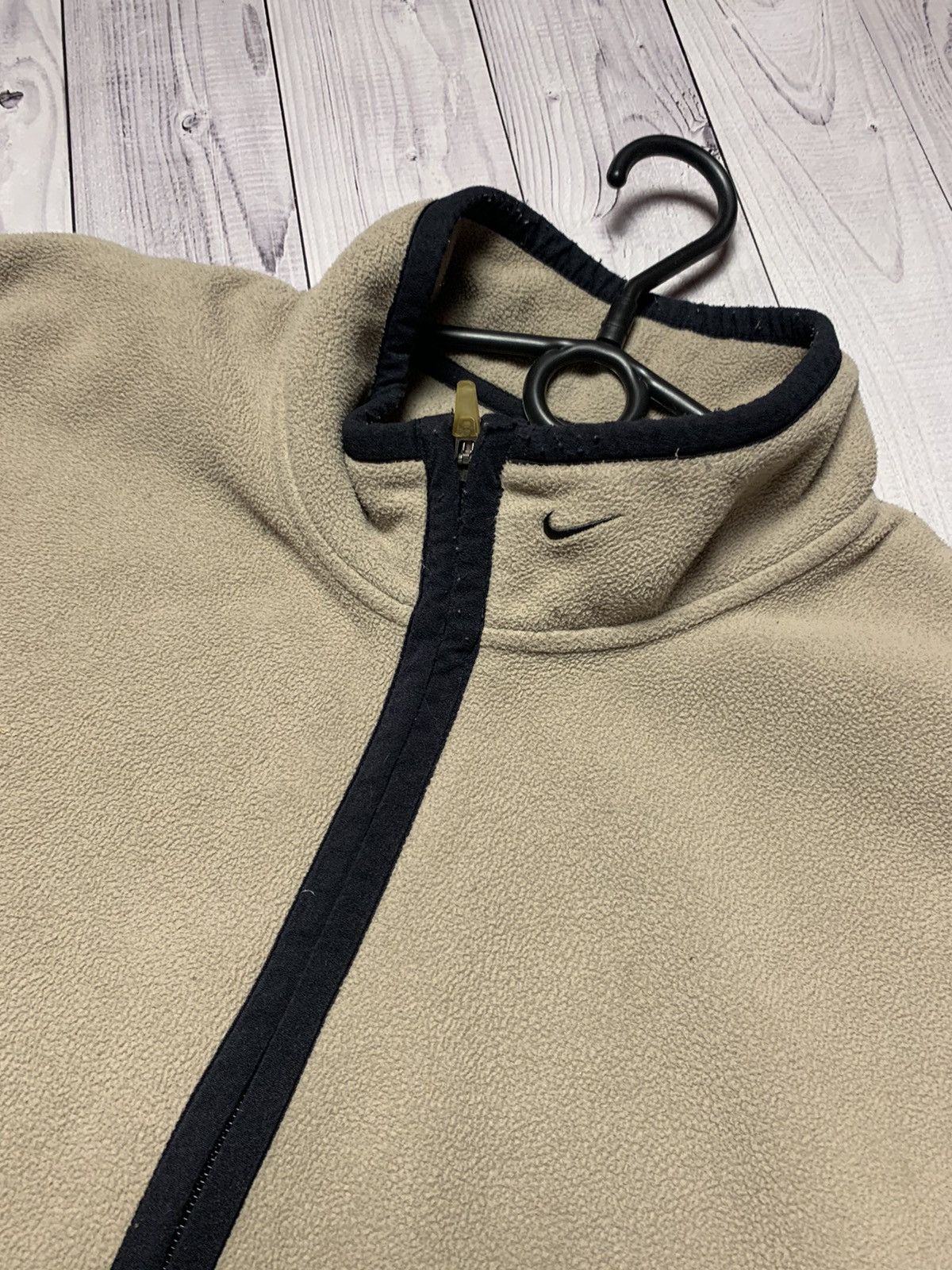 Nike × Vintage Vintage Nike logo neck fleece jacket size XL logo Size US XL / EU 56 / 4 - 3 Thumbnail