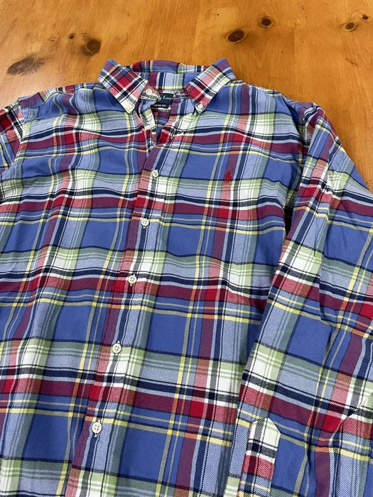 Polo Ralph Lauren Polo Ralph Lauren Periwinkle Check Flannel Shirt ...