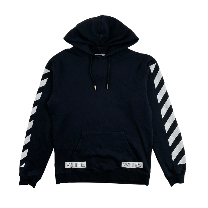 Off white cheap hoodie blue collar