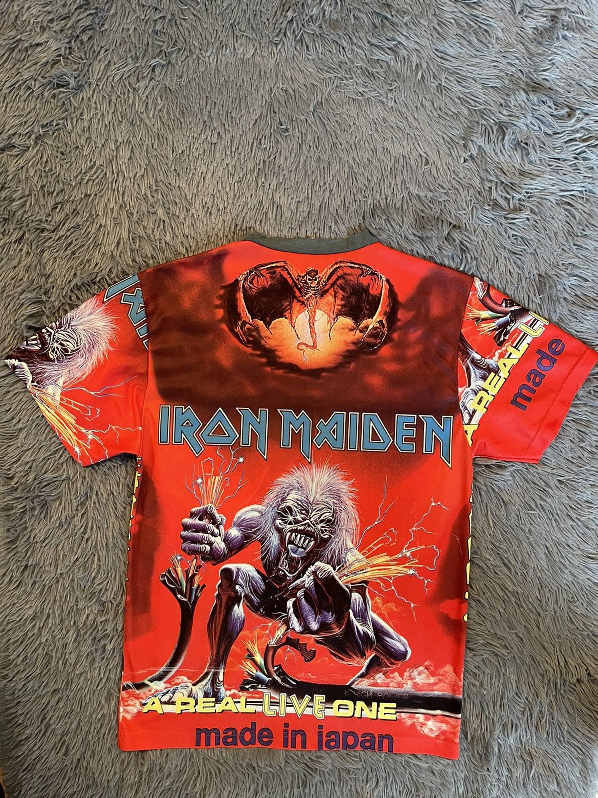 Band Tees × Iron Maiden × Vintage Iron Maiden 90s vintage made in