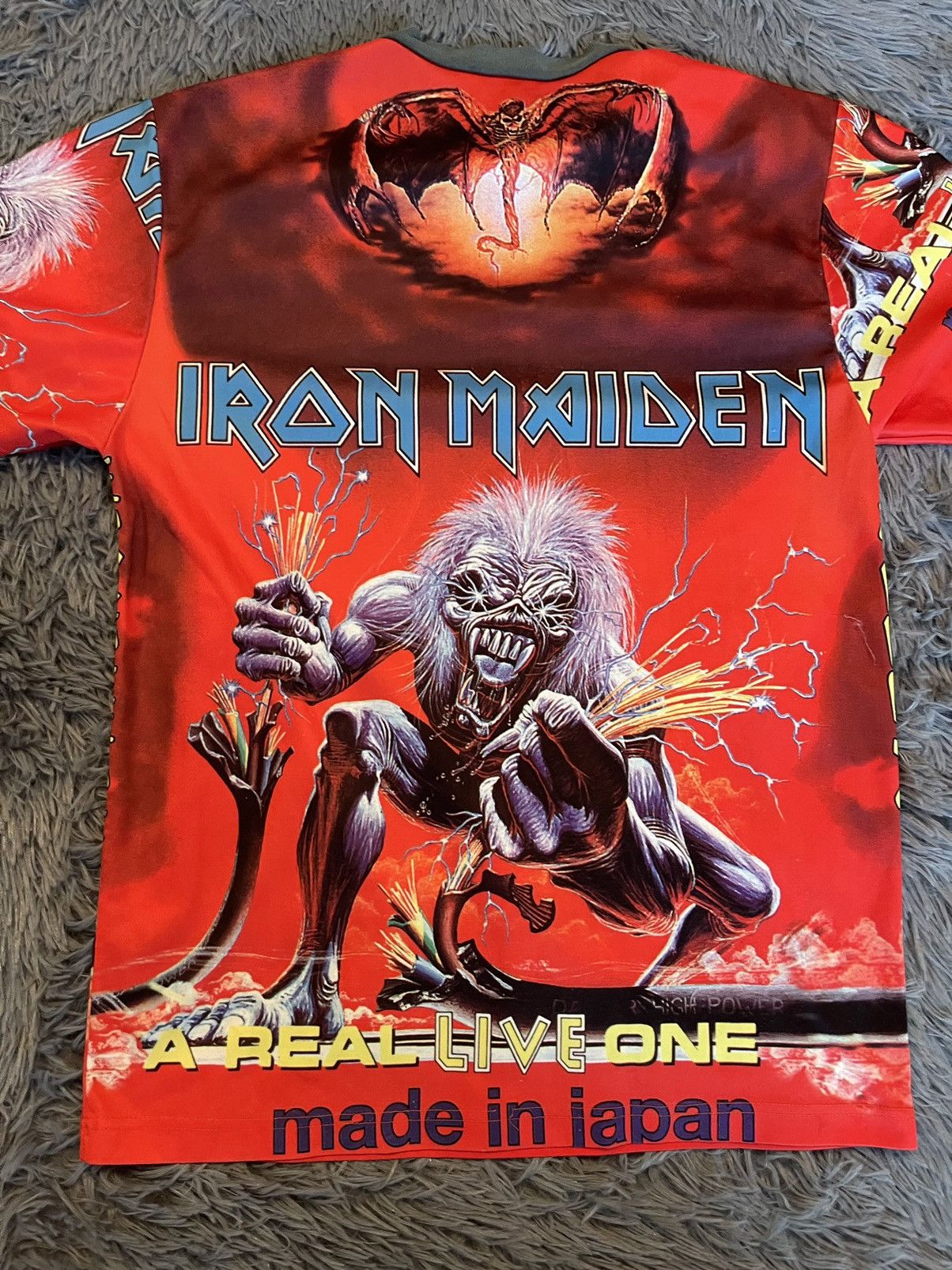 Band Tees × Iron Maiden × Vintage Iron Maiden 90s vintage made in Japan tour t-shirt Size US M / EU 48-50 / 2 - 7 Thumbnail