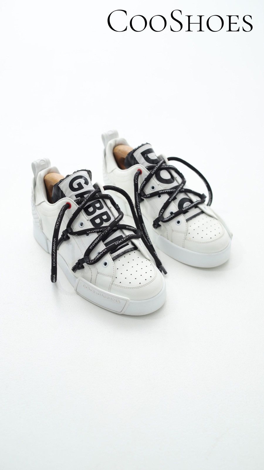 dolce & gabbana side logo tape portofino sneakers