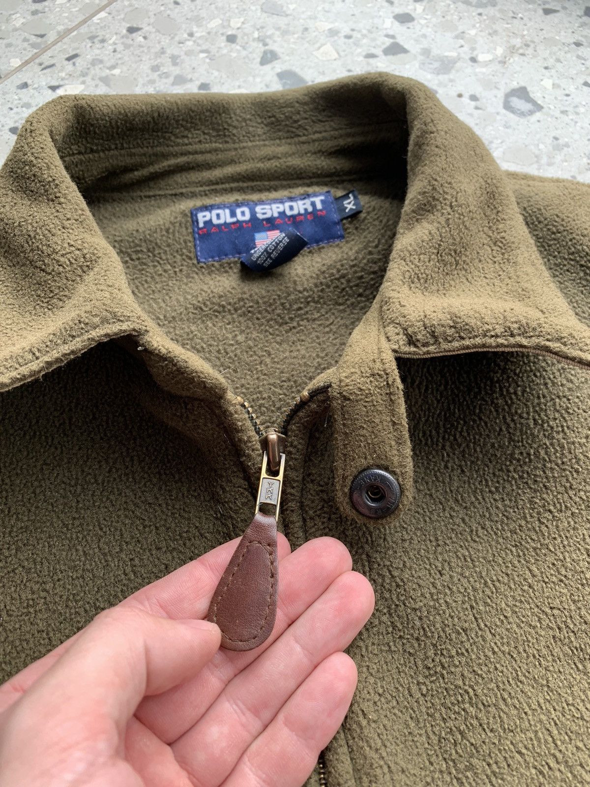 Polo Ralph Lauren × Ralph Lauren VINTAGE 90’s RALPH LAUREN POLO SPORT FLEECE JACKET Size US XL / EU 56 / 4 - 7 Thumbnail