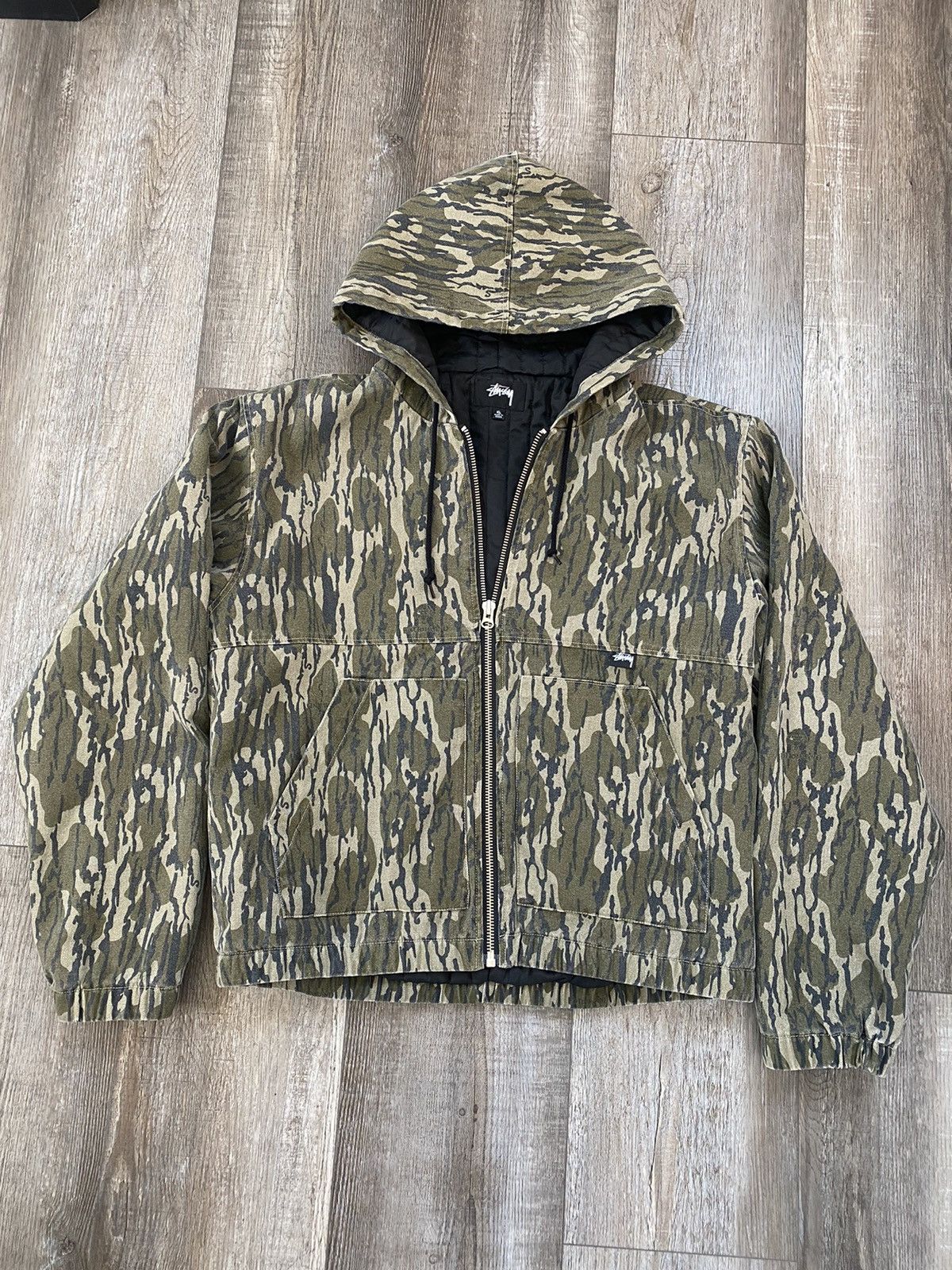 Stussy Mossy Oak Insulated Canvas Work Jacket Stussy | Grailed