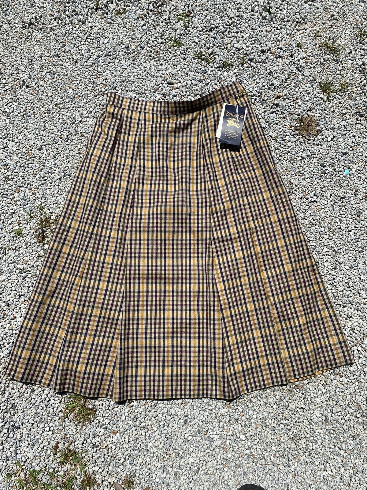 Burberry Prorsum Vintage Burberrys Midi Skirt Size 29" - 1 Thumbnail