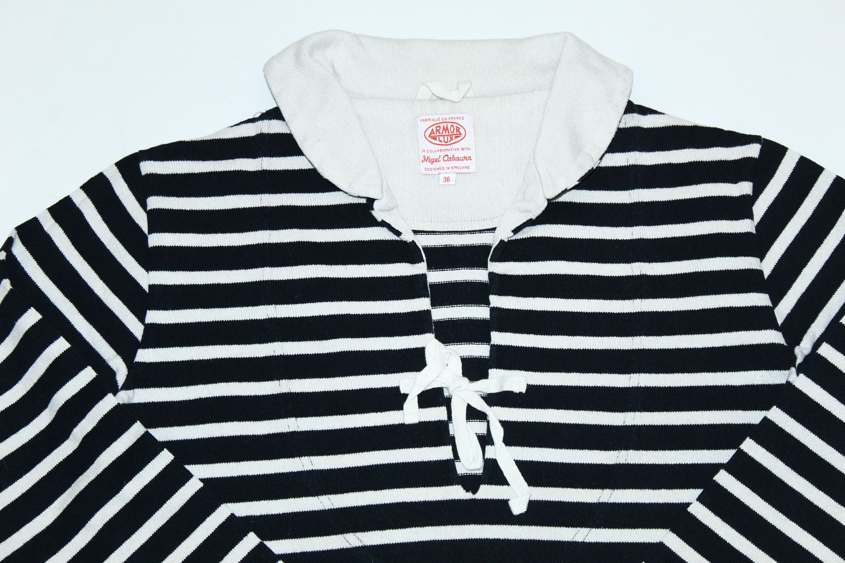 Armor-Lux Armor Lux x Nigel Cabourn Sailor Knitted Sweatshirt Size US S / EU 44-46 / 1 - 7 Thumbnail