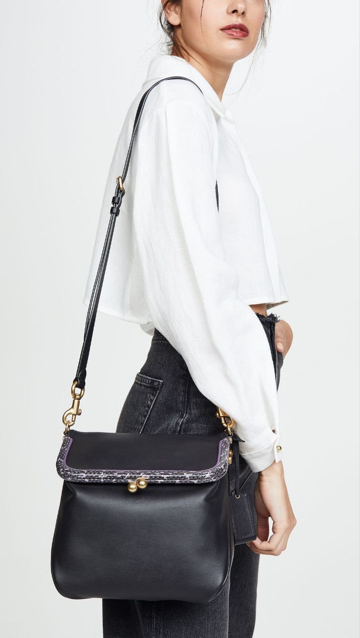 Rider bag 24 with snakeskin detail hotsell