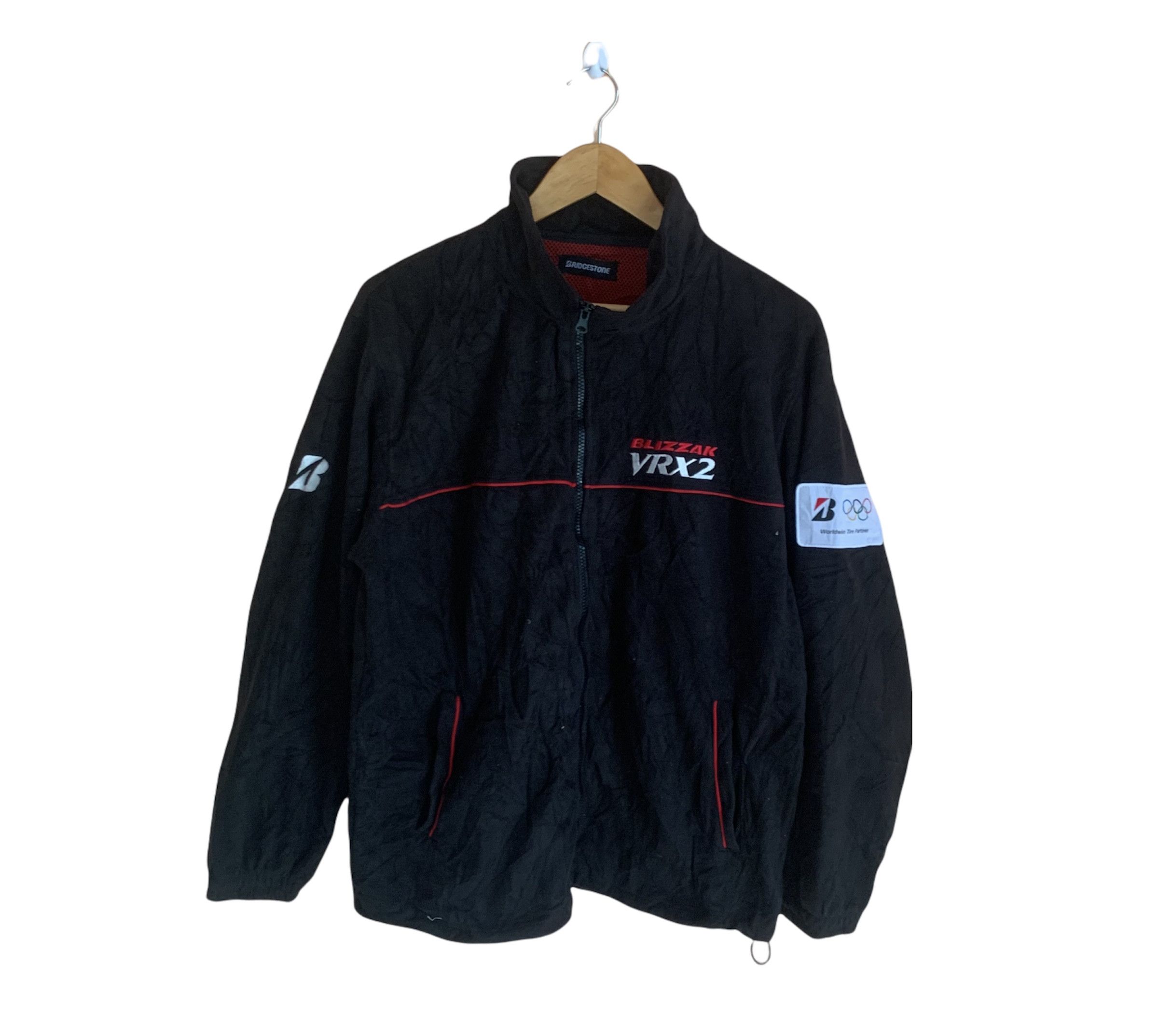 Japanese Brand Bridgestone sweater Blizzak Vrx2 Worldwide Tyre Partner rare Size US L / EU 52-54 / 3 - 1 Thumbnail