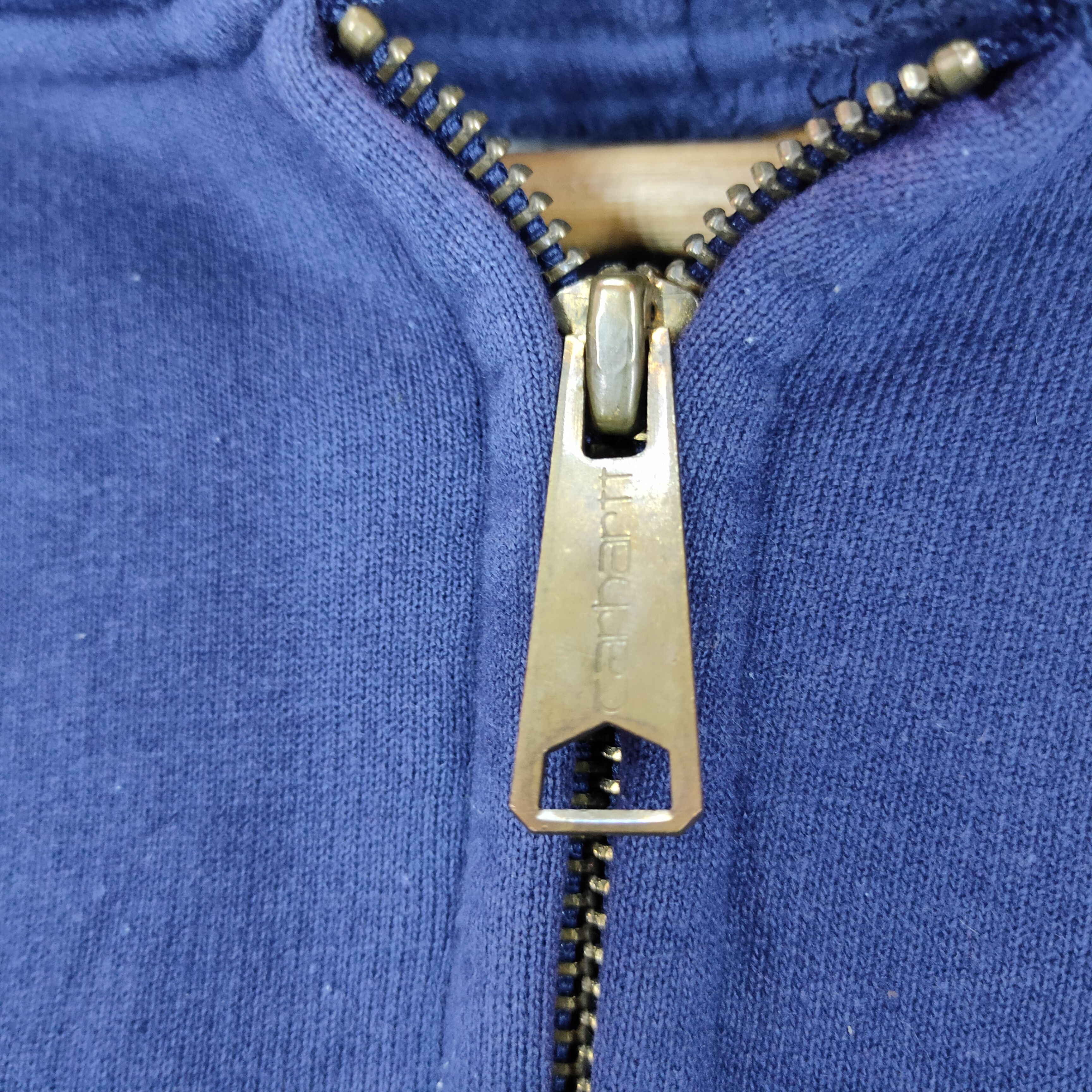Carhartt Vintage CARHARTT Embroidery Spellout Heavy L Size Hoodie Size US L / EU 52-54 / 3 - 3 Thumbnail