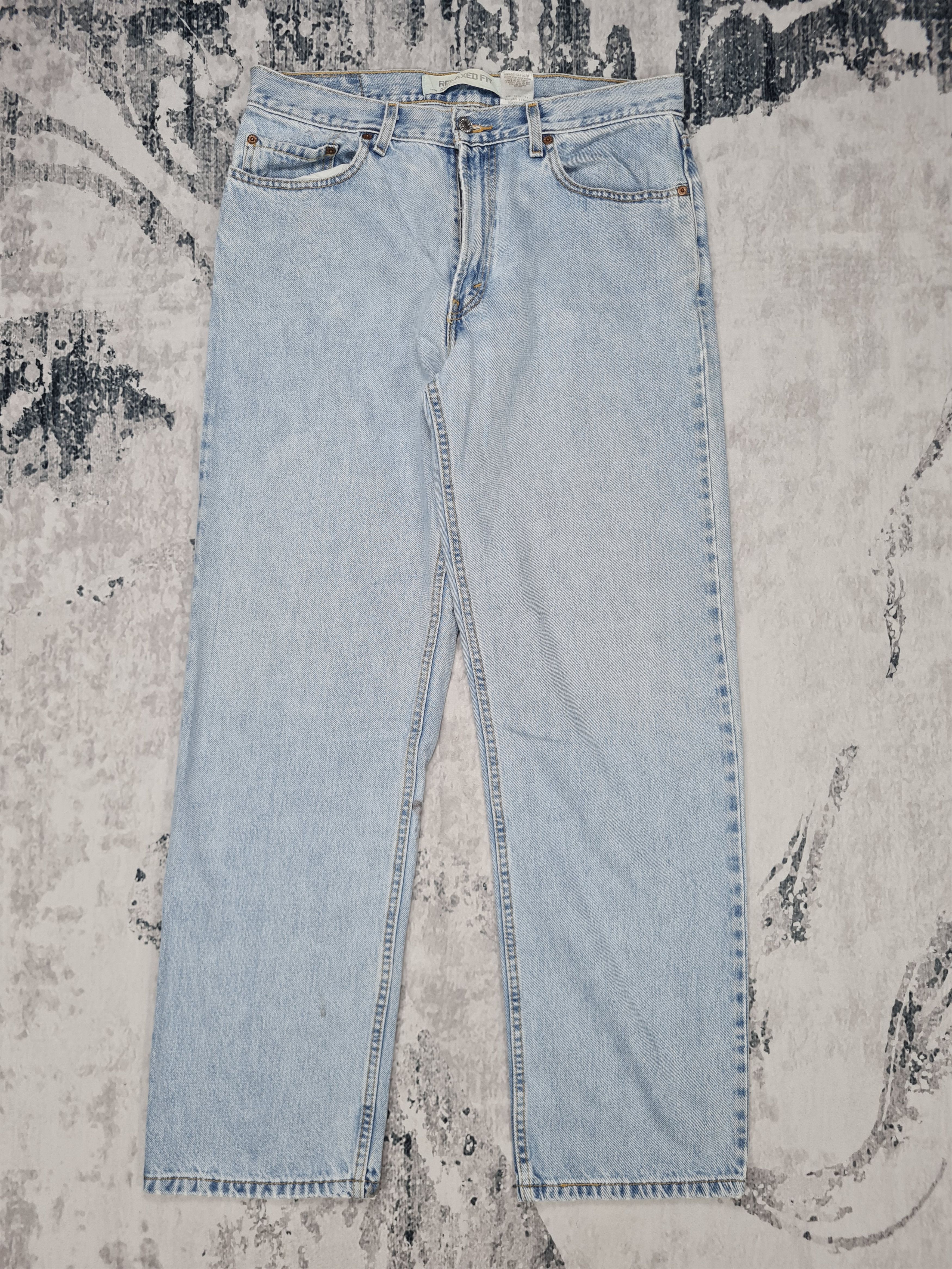Levi's Vintage Clothing Vintage LEVIS 550 Light Wash Stain Size 34X31 Jeans L0215 Size US 34 / EU 50 - 1 Thumbnail
