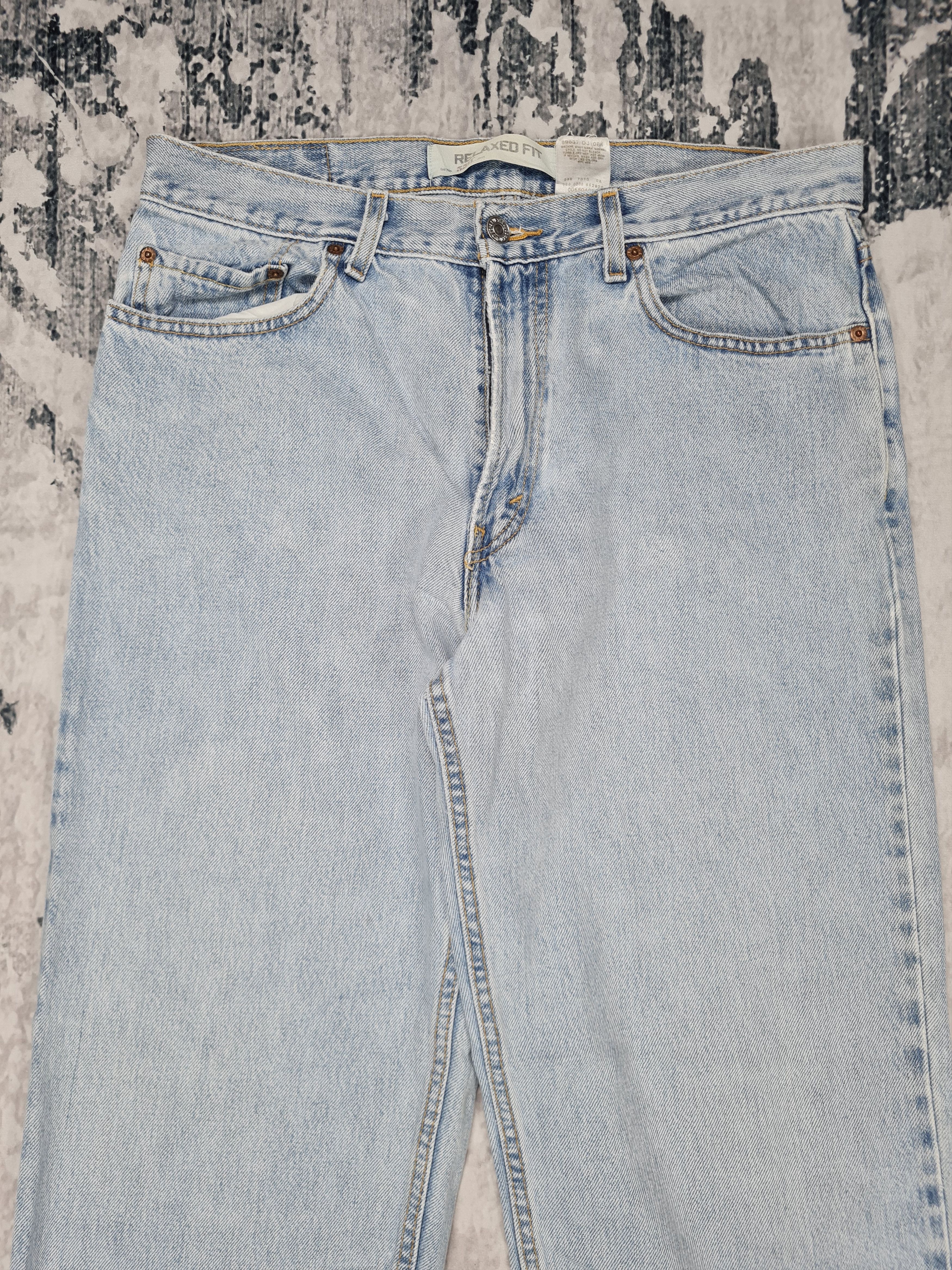 Levi's Vintage Clothing Vintage LEVIS 550 Light Wash Stain Size 34X31 Jeans L0215 Size US 34 / EU 50 - 4 Thumbnail