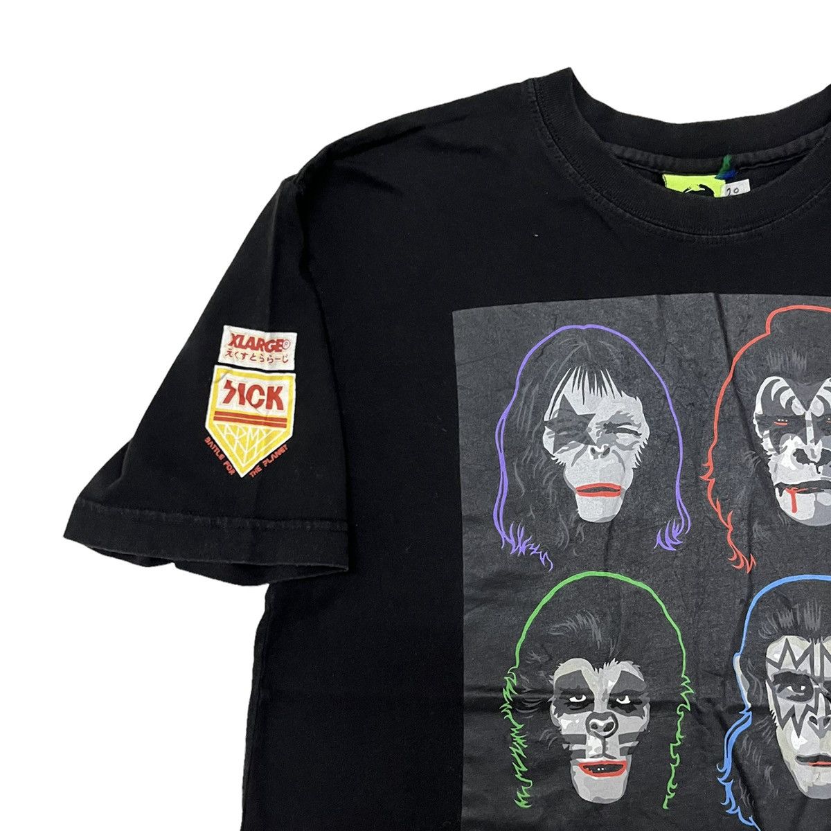 Japanese Brand × Vintage × Xlarge RARE XLARGE Vintage Xlarge brand X Kiss Army Tshirt Size US M / EU 48-50 / 2 - 4 Thumbnail