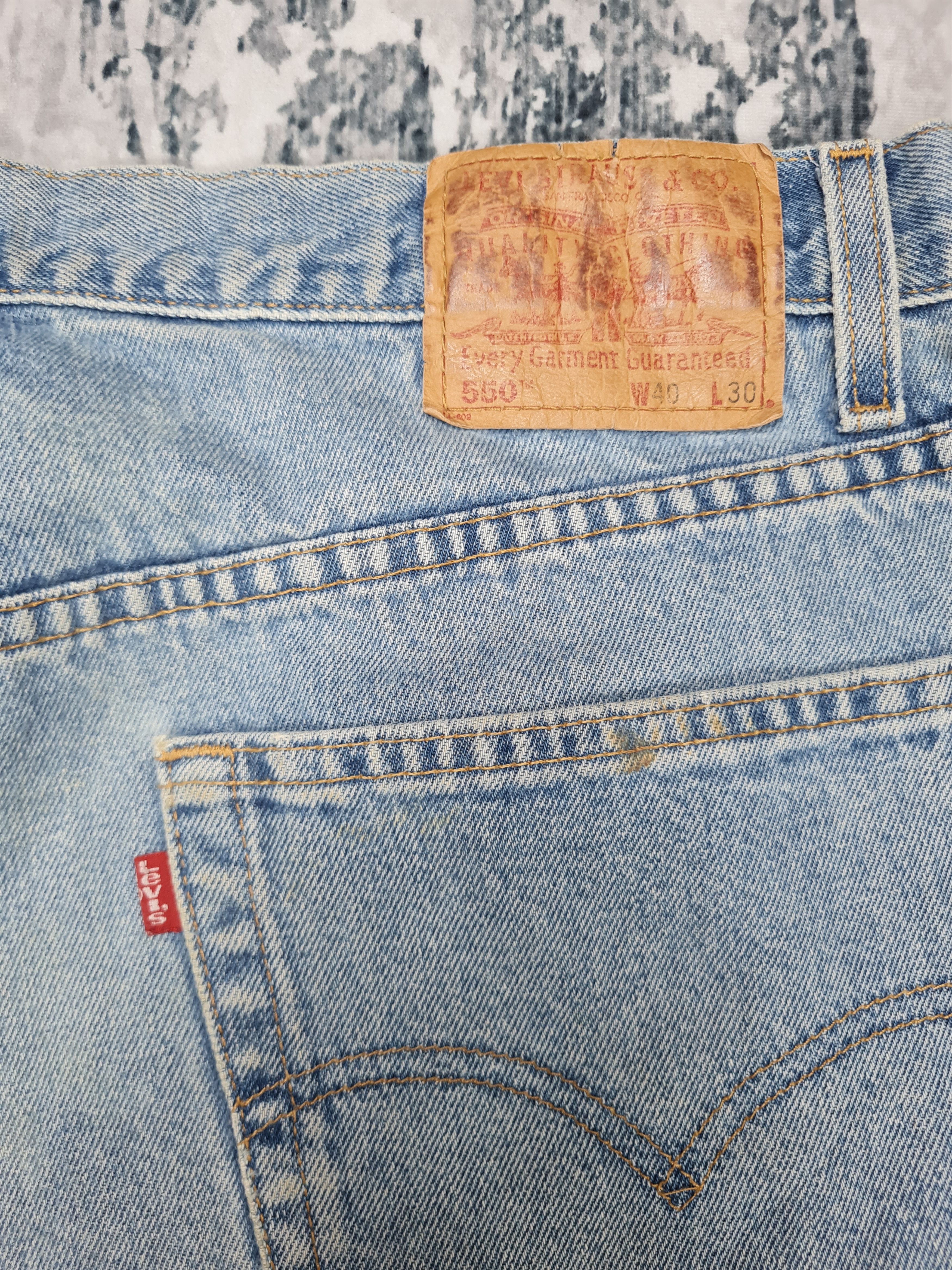 Levi's Vintage Clothing Vintage LEVIS 550 Faded Distressed Rusty 38X30 Jeans L0208 Size US 38 / EU 54 - 7 Thumbnail