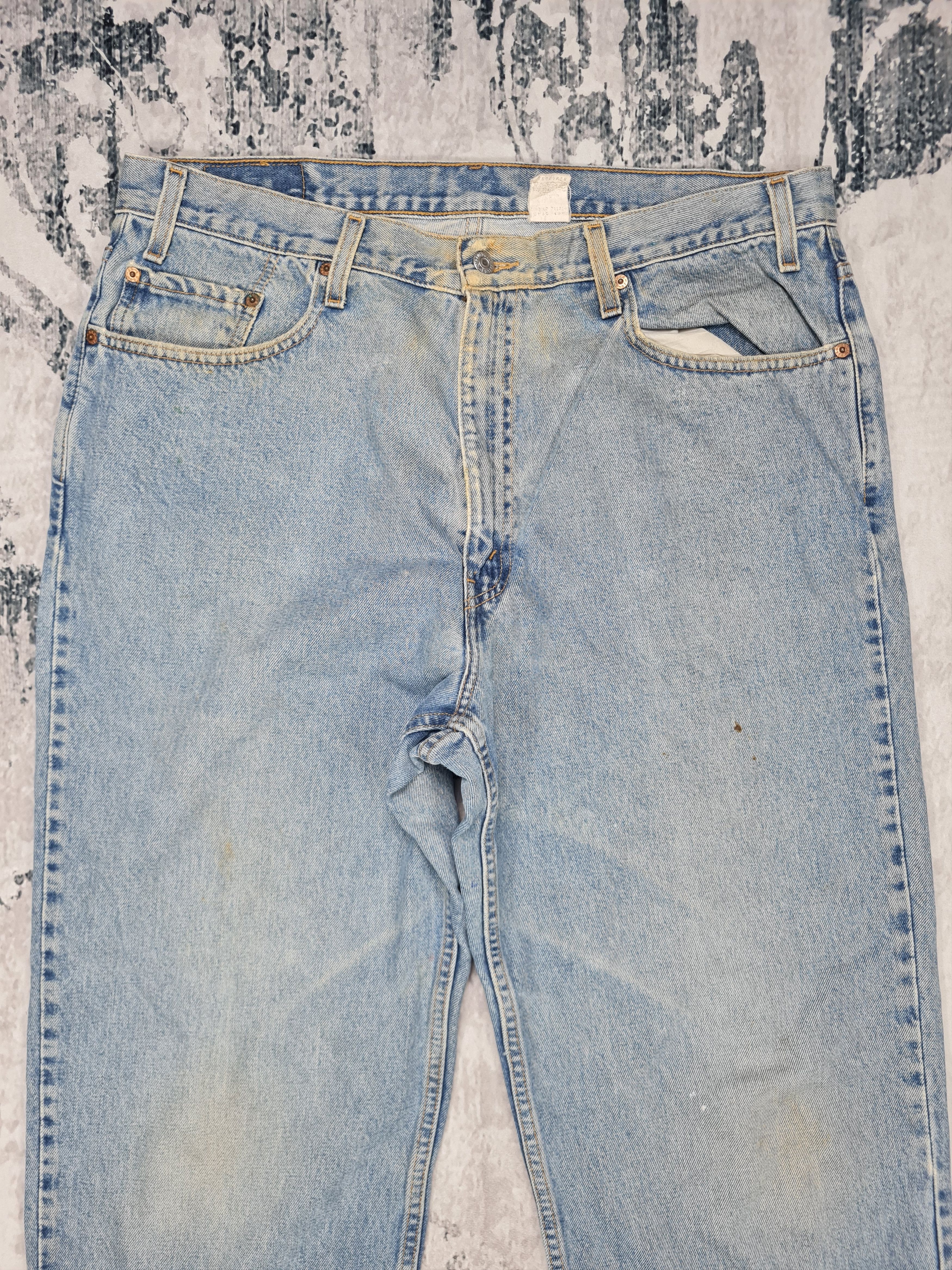 Levi's Vintage Clothing Vintage LEVIS 550 Faded Distressed Rusty 38X30 Jeans L0208 Size US 38 / EU 54 - 4 Thumbnail