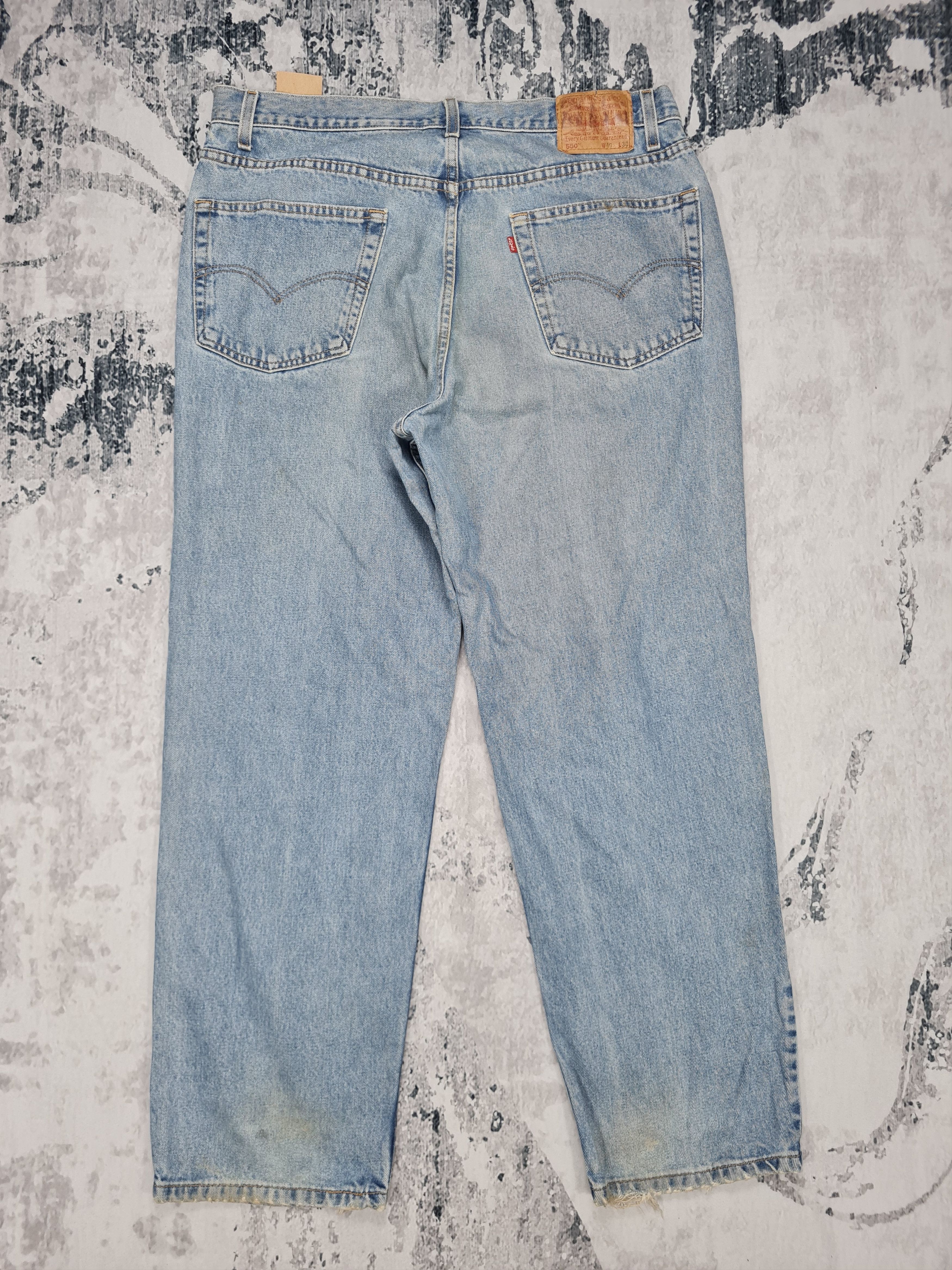 Levi's Vintage Clothing Vintage LEVIS 550 Faded Distressed Rusty 38X30 Jeans L0208 Size US 38 / EU 54 - 2 Thumbnail