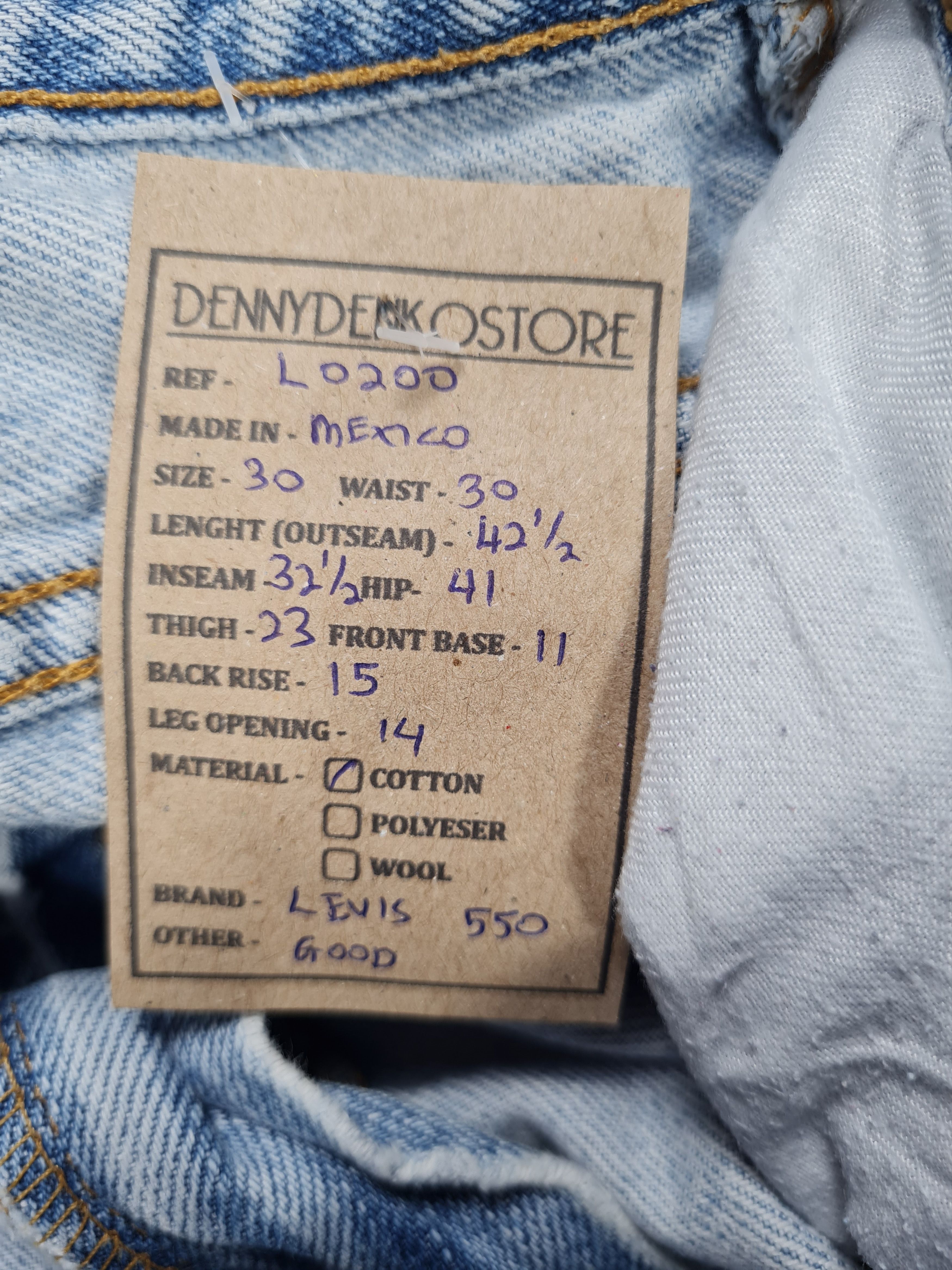 Levi's Vintage Clothing Vintage LEVIS 505 Light Wash Faded Size 30X32.5 Jeans L0200 Size US 30 / EU 46 - 10 Thumbnail