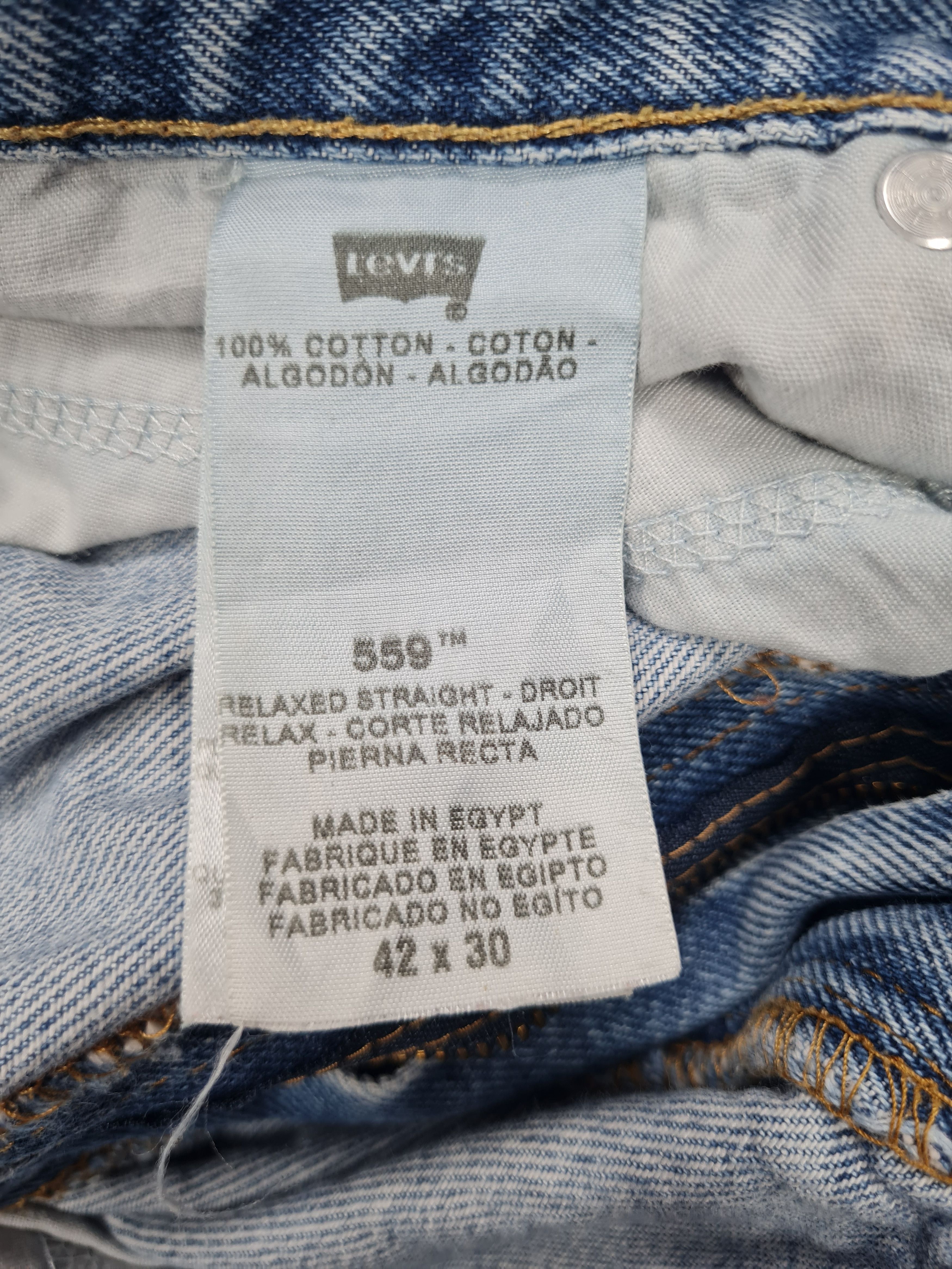 Levi's Vintage LEVIS 559 Light Wash Faded Size 42X29.5 Jeans L0204 Size US 42 / EU 58 - 11 Thumbnail
