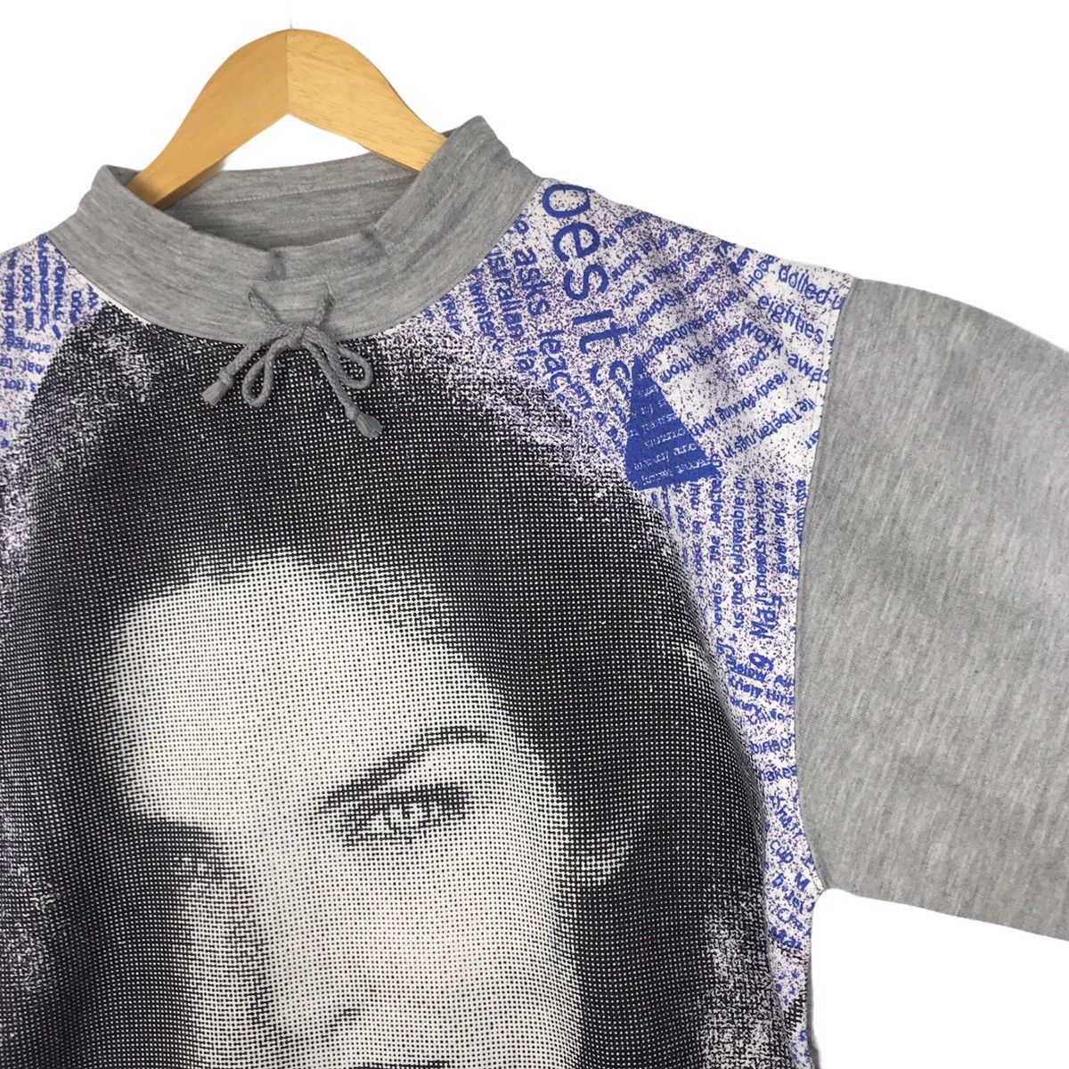 Japanese Brand × Vintage Vintage 90s Jane Fonda Over Print Turtle Neck Size US L / EU 52-54 / 3 - 3 Thumbnail