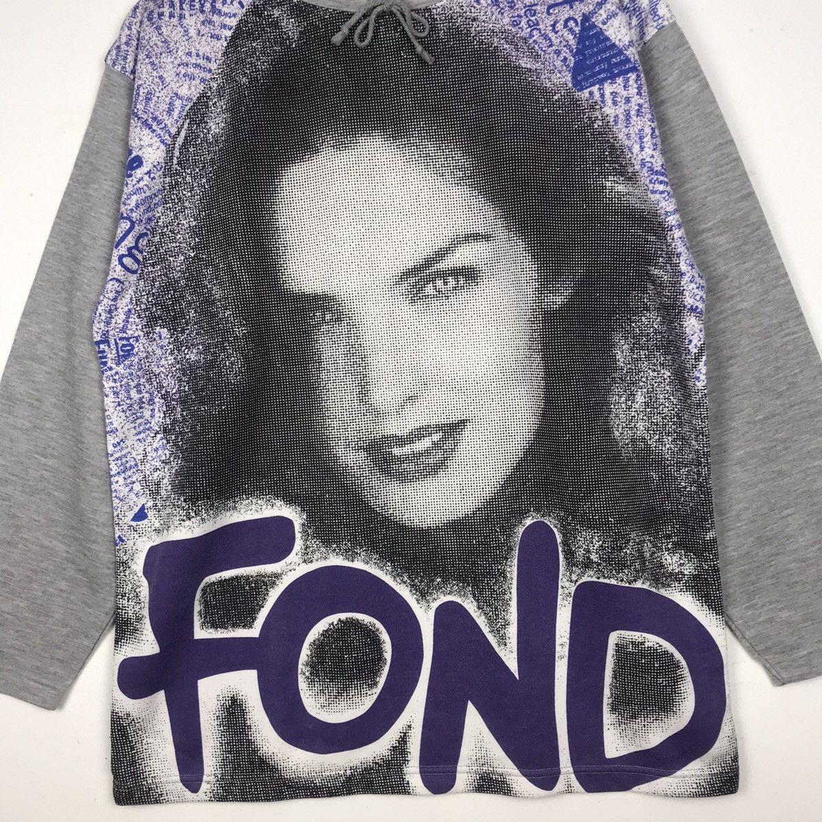 Japanese Brand × Vintage Vintage 90s Jane Fonda Over Print Turtle Neck Size US L / EU 52-54 / 3 - 4 Thumbnail