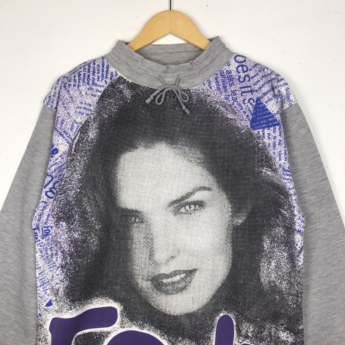 Japanese Brand × Vintage Vintage 90s Jane Fonda Over Print Turtle Neck Size US L / EU 52-54 / 3 - 5 Thumbnail