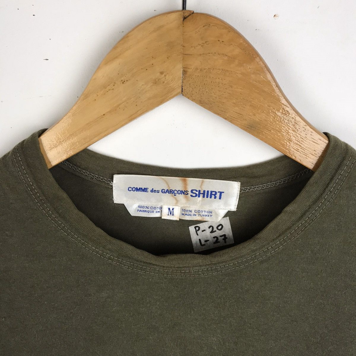 Comme Des Garcons Plain Made In Turkey