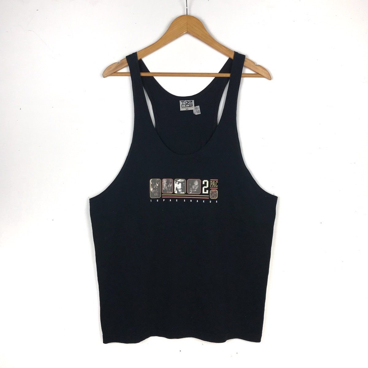 Band Tees × Rap Tees × Vintage Super Rare!!! Vintage 90s Tupac Shakur 2pac Rap Tees Size US XL / EU 56 / 4 - 1 Thumbnail