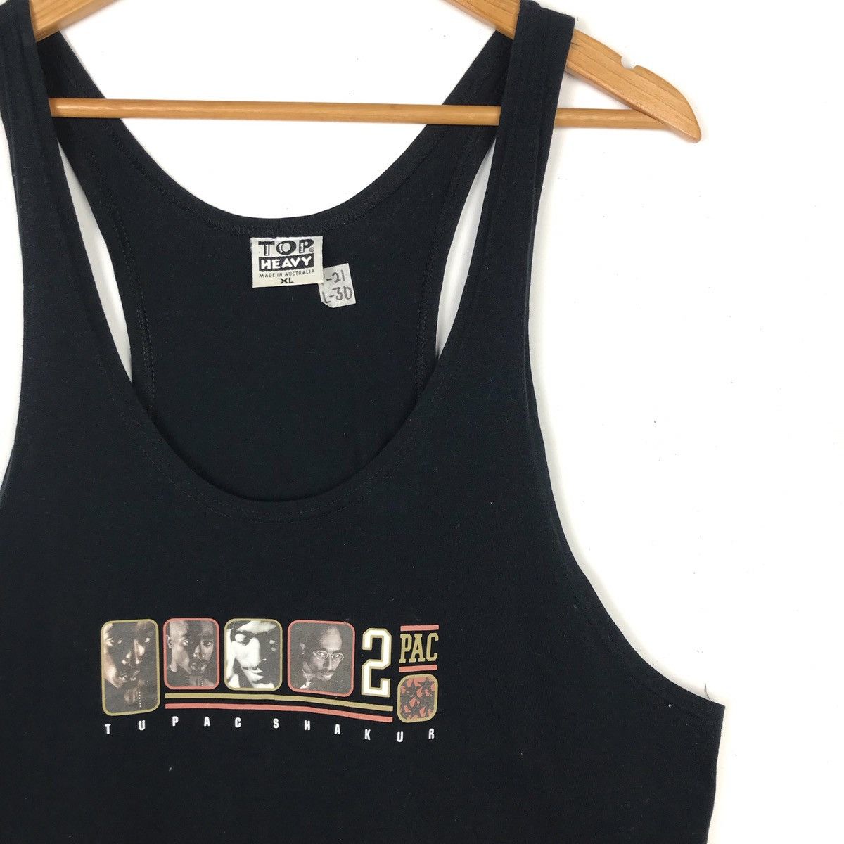 Band Tees × Rap Tees × Vintage Super Rare!!! Vintage 90s Tupac Shakur 2pac Rap Tees Size US XL / EU 56 / 4 - 4 Thumbnail