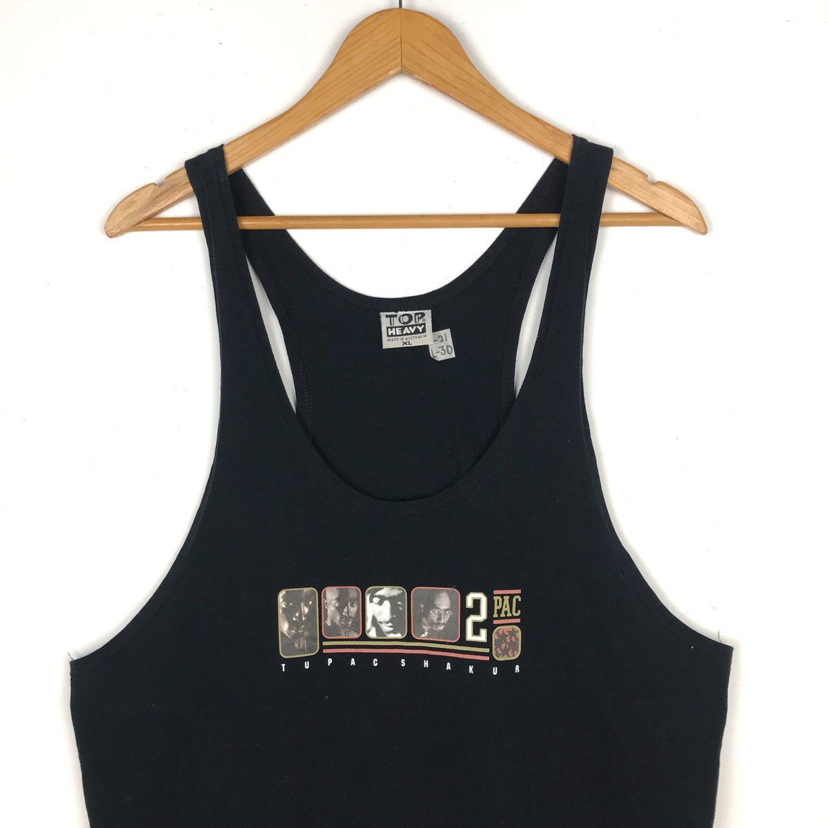 Band Tees × Rap Tees × Vintage Super Rare!!! Vintage 90s Tupac Shakur 2pac Rap Tees Size US XL / EU 56 / 4 - 3 Thumbnail