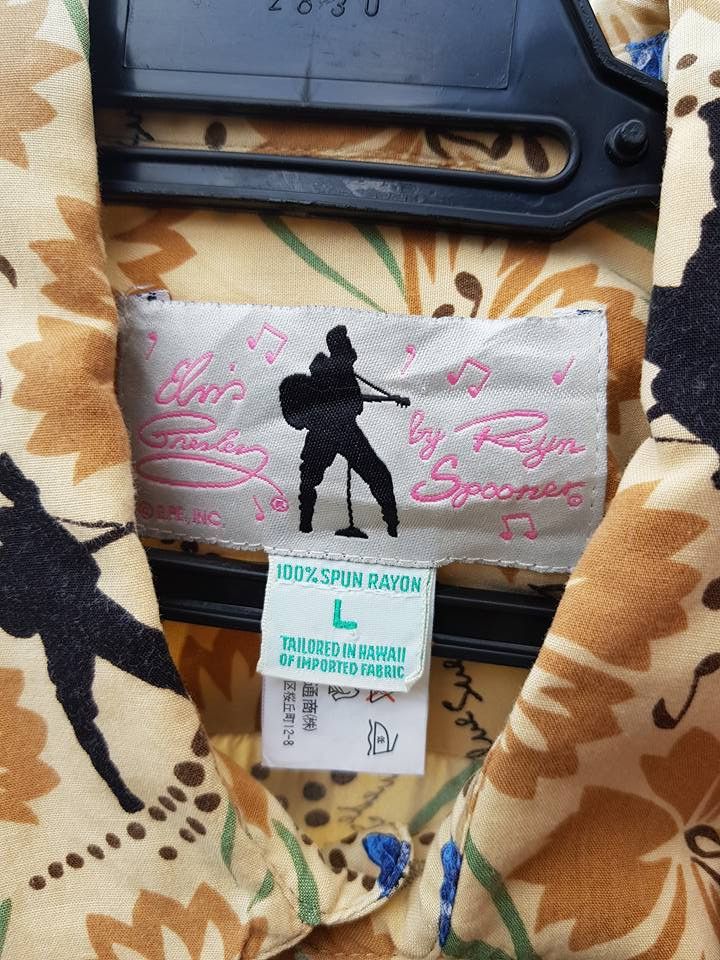 Les Artists ELVIS PRESLEY BLUE SUEDE SHOES HAWAIIAN SHIRT , L Size US L / EU 52-54 / 3 - 2 Thumbnail