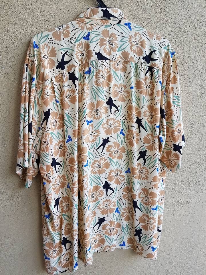 Les Artists ELVIS PRESLEY BLUE SUEDE SHOES HAWAIIAN SHIRT , L Size US L / EU 52-54 / 3 - 5 Thumbnail