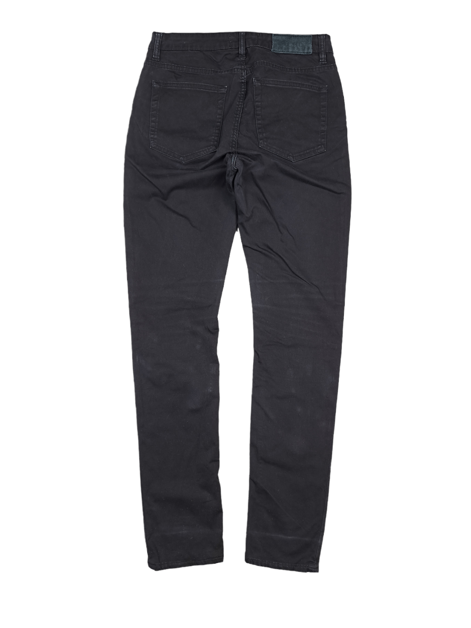 Acne Studios × Designer Acne 30/32 Flex S Satin Black Women Slim Black Denim Jeans Size 30" / US 8 / IT 44 - 3 Thumbnail