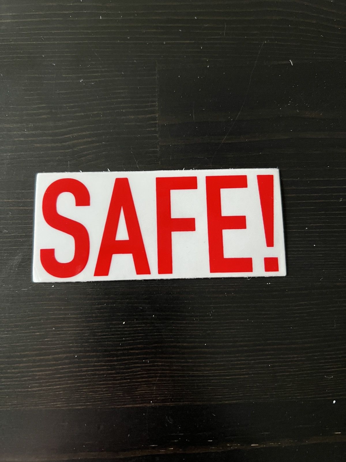 Palace Palace Safe! Sticker | Grailed