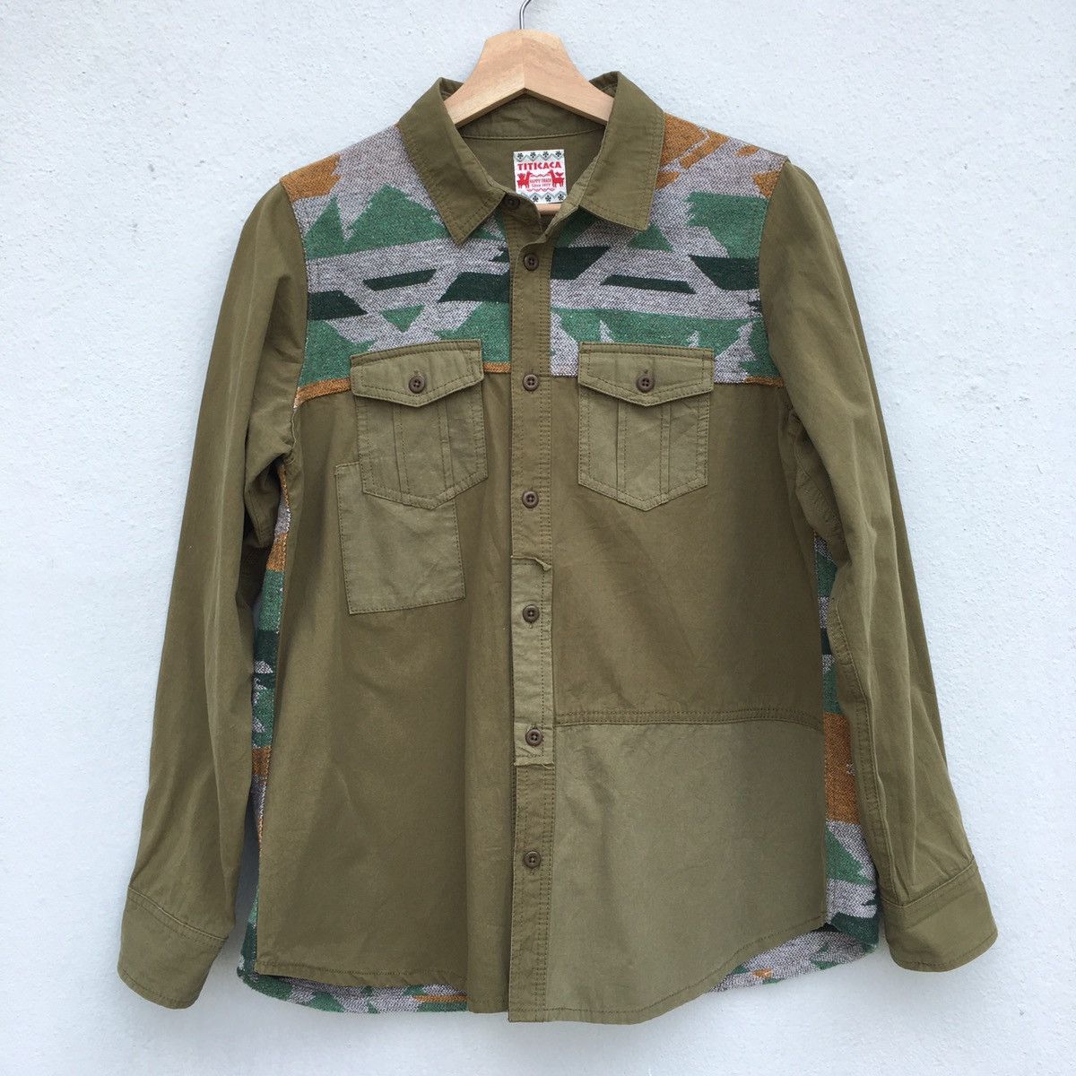 Japanese Brand Japanese Patchwork Navajo Shirt Size US M / EU 48-50 / 2 - 3 Thumbnail