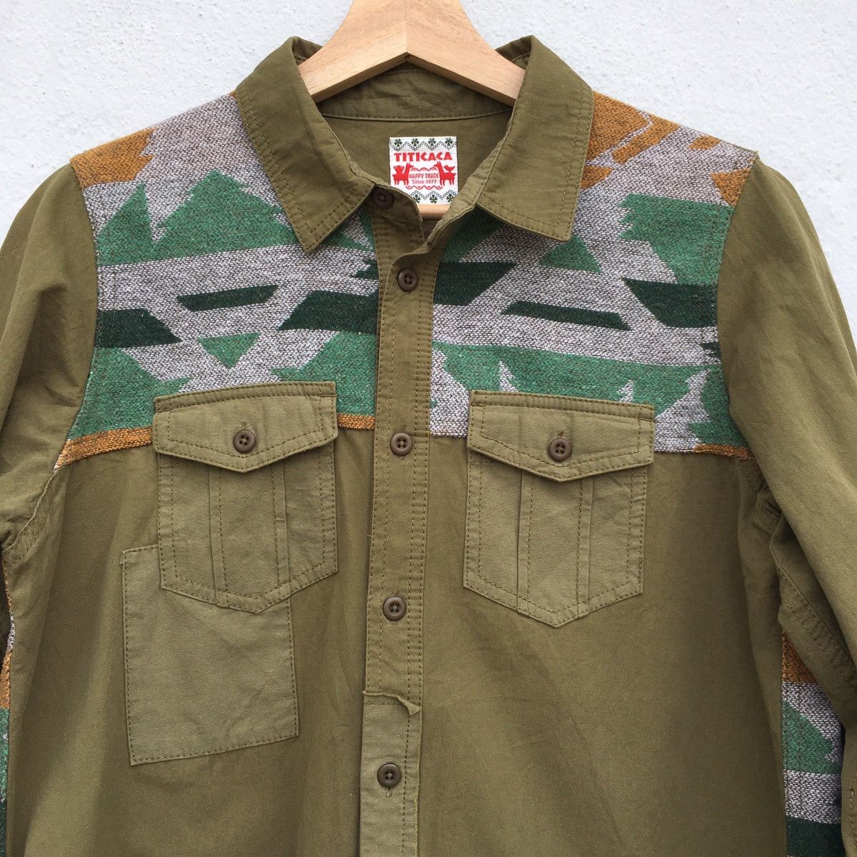 Japanese Brand Japanese Patchwork Navajo Shirt Size US M / EU 48-50 / 2 - 6 Thumbnail